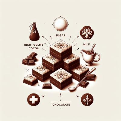 Image of Swiss Chocolate Squares Icing