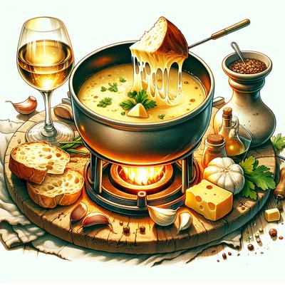 Image of Swiss Gruyere Fondue