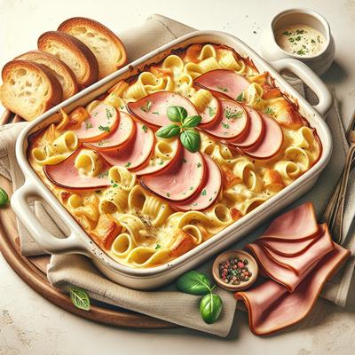 Image of Swiss Ham Noodle Casserole