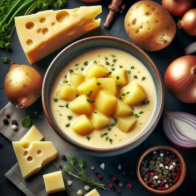 Image of Swiss Potato and Cheese Soup