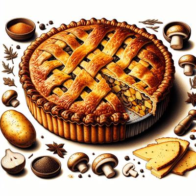Image of Swiss Potato and Mushroom Pie