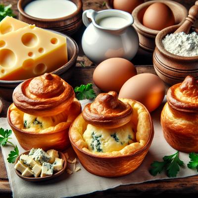 Image of Swiss Roquefort Popovers