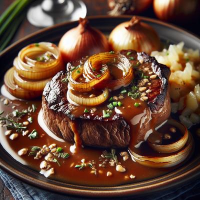 Image of Swiss Round Steak with Onion Gravy