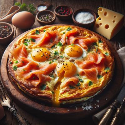 Image of Swiss Smoked Salmon Omelet