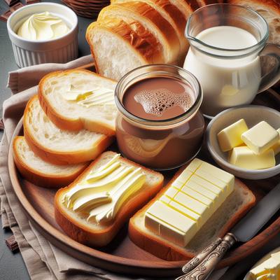 Image of Swiss Snack Bread Butter and Ovaltine
