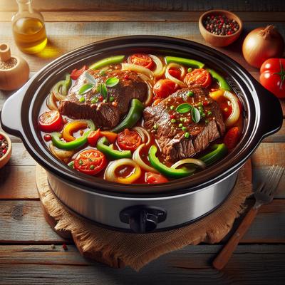 Image of Swiss Steak for Two Crock Pot