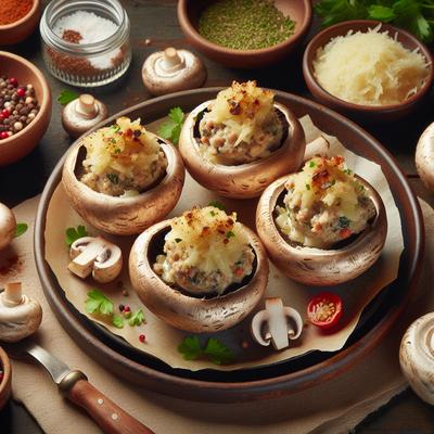 Image of Swiss Stuffed Mushrooms