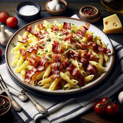 Image of Swiss Style Pasta and Bacon