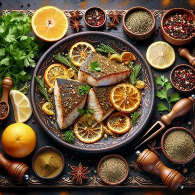 Image of Swordfish or Halibut with a Cumin Crust