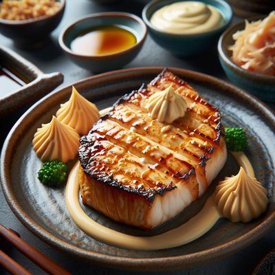 Image of Swordfish with Miso Mayonnaise