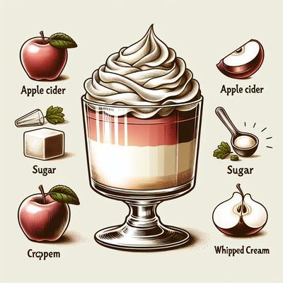 Image of Syllabub Cider with Whipped Cream