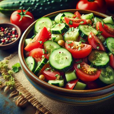 Image of Sylvia's Cucumber Tomato Salad