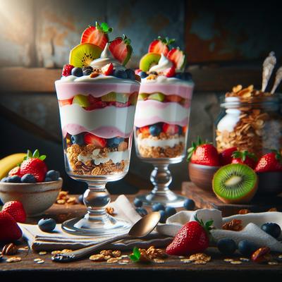 Image of Sylvia's Healthy Yoghurt Parfaits