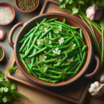 Image of Syrian Green Beans with Cilantro