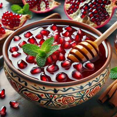 Image of Syrian Honey Pomegranate Glaze