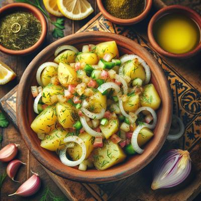 Image of Syrian Potato Salad Patata Salata