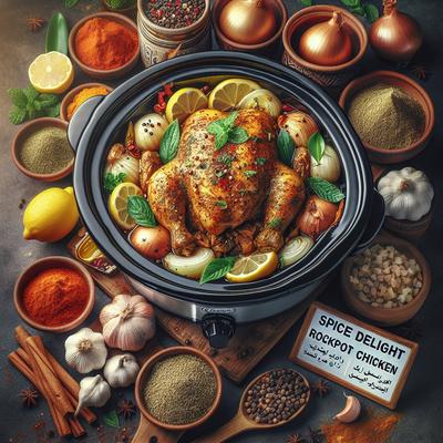 Image of Syrian Spice Delight Crockpot Chicken