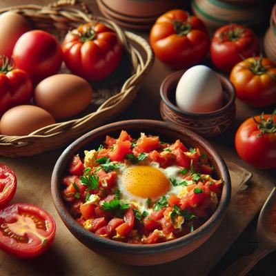 Image of Syrian Tomato and Eggs