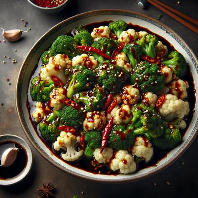 Image of Szechuan Broccoli and Cauliflower