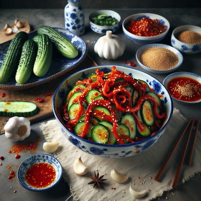 Image of Szechuan Cucumber Slices