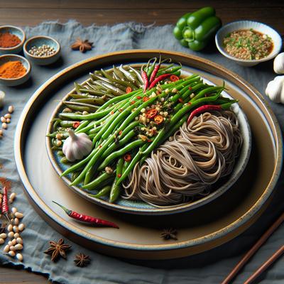 Image of Szechuan Green Beans and Soba