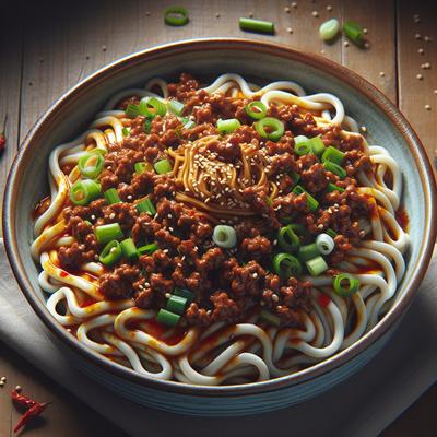 Image of Szechuan Noodles with Minced Beef
