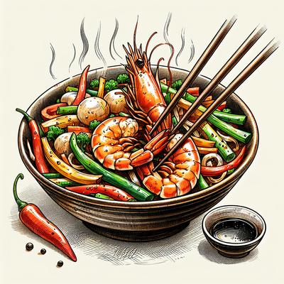 Image of Szechwan Shrimp Stir Fry