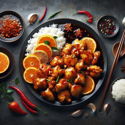 Image of Szechwan Spicy Tangerine Chicken