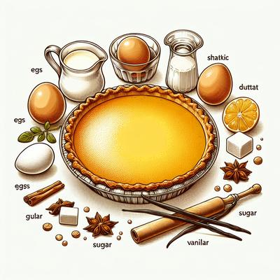Image of Tarte a Bouillie French Custard Pie