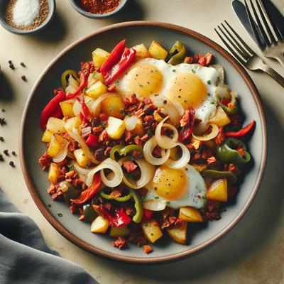 Image of Tex Mex Breakfast Hash and Eggs
