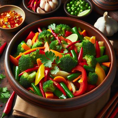 Image of Thai Style Stir Fry Vegetables