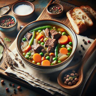 Image of The Lady and Sons Beef Vegetable Soup Paula Deen