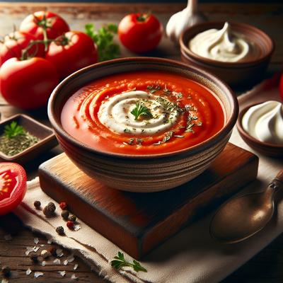 Image of The Simplest Cream of Tomato Soup