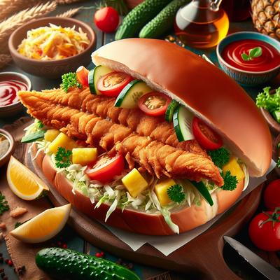 Image of The Ultimate Shark and Bake a Ture Trinidad and Tobago Recipe
