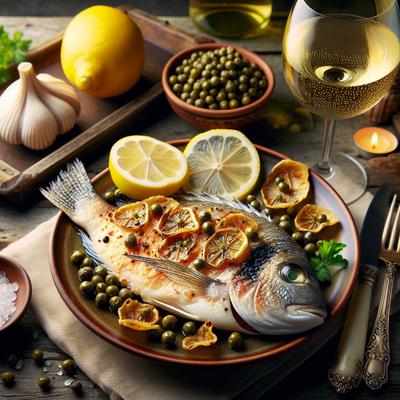 Image of Tilapia with Capers and White Wine