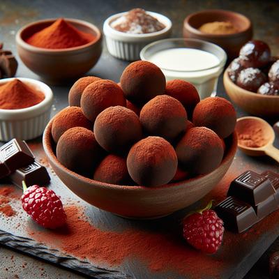 Image of Truffes Au Paprika Deviled Chocolate Truffles