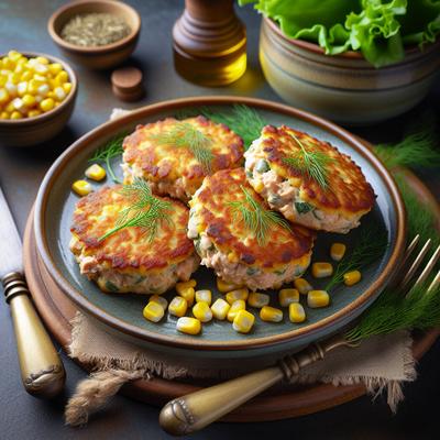Image of Tuna Corn Dill Patties Healthy Version
