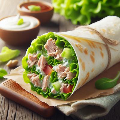 Image of Tuna Salad Roll Ups Fast Light Low Carb Snack