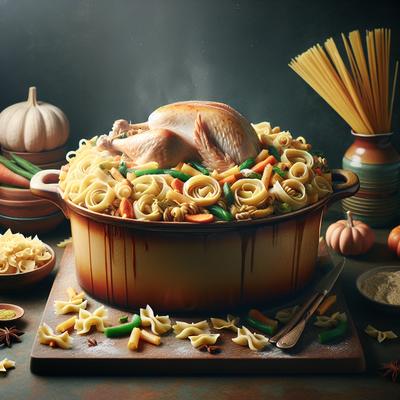 Image of Turkey Casserole with Homemade Noodles