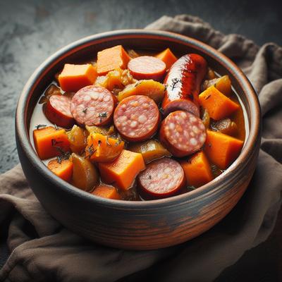 Image of Turkey Sausage and Sweet Potato Stew