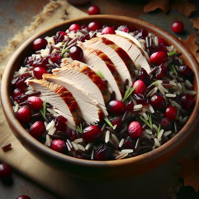 Image of Turkey Wild Rice and Cranberry Salad