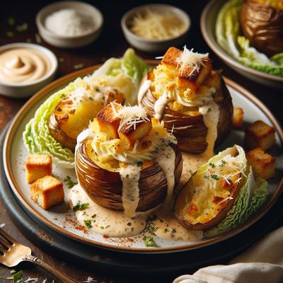Image of Twice Baked Caesar Potatoes