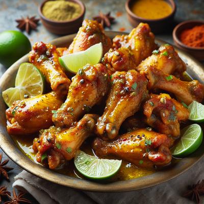 Image of Ultimate Chicken Wings with Curry Lime Butter
