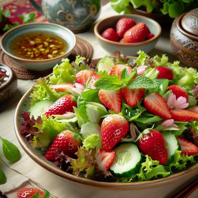 Image of Ultimate Fabulous Baby Greens and Strawberry Salad