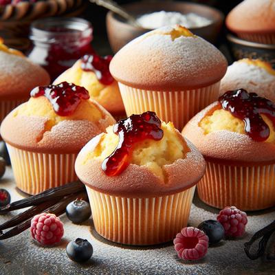Image of Vanilla Jam Muffins