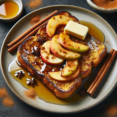 Image of Vegan Apple Cinnamon French Toast