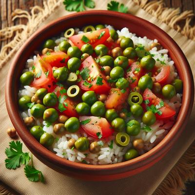 Image of Vegan Arroz con Gandules