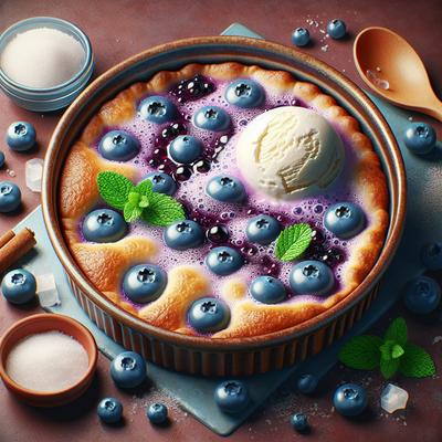 Image of Vegan Blueberry Cobbler