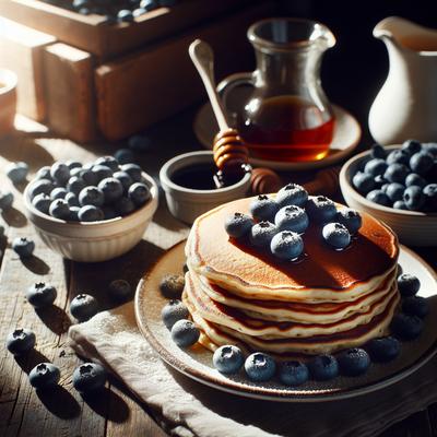 Image of Vegan Blueberry Pancakes