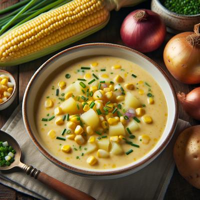 Vegan Creamy Corn Chowder